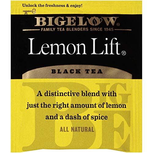Bigelow, Black Tea, Lemon Lift, 20 Tea Bags, 1.37 oz (38 g) - [size:20 Count (Pack of 1)]