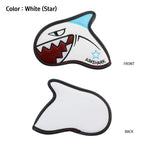 AIMSHARK Coloring Golf Iron Cover/1pcs/Golf Head Covers/Golf Club Covers/Wedge Cover (Black with Star Mark) - [color:Black with Star Mark ,White with Star Mark,Gray with Star Mark]