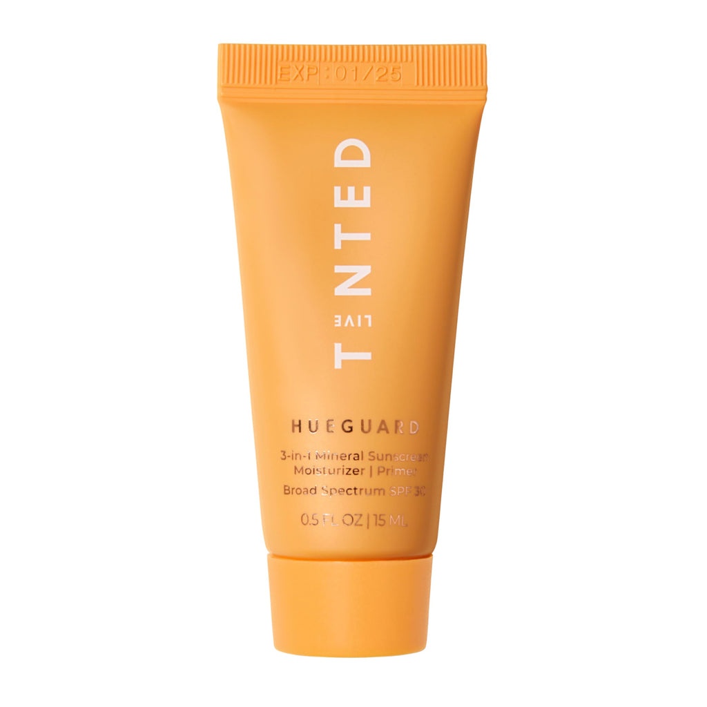 Live Tinted Hueguard® Mini 3-in-1 Mineral Sunscreen, Moisturizer, & Primer for Face and Body - Hydrate and Protect the Skin Year Round - SPF 30 to Protect Against UVA/UVB Rays, 0.5 Fl Oz - [size:0.5 Fl Oz (Pack of 1)]