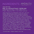 Andalou Naturals Rejuvenating Serum with Plant Based Retinol, 1 Oz - [size:1 Fl Oz (Pack of 1)]