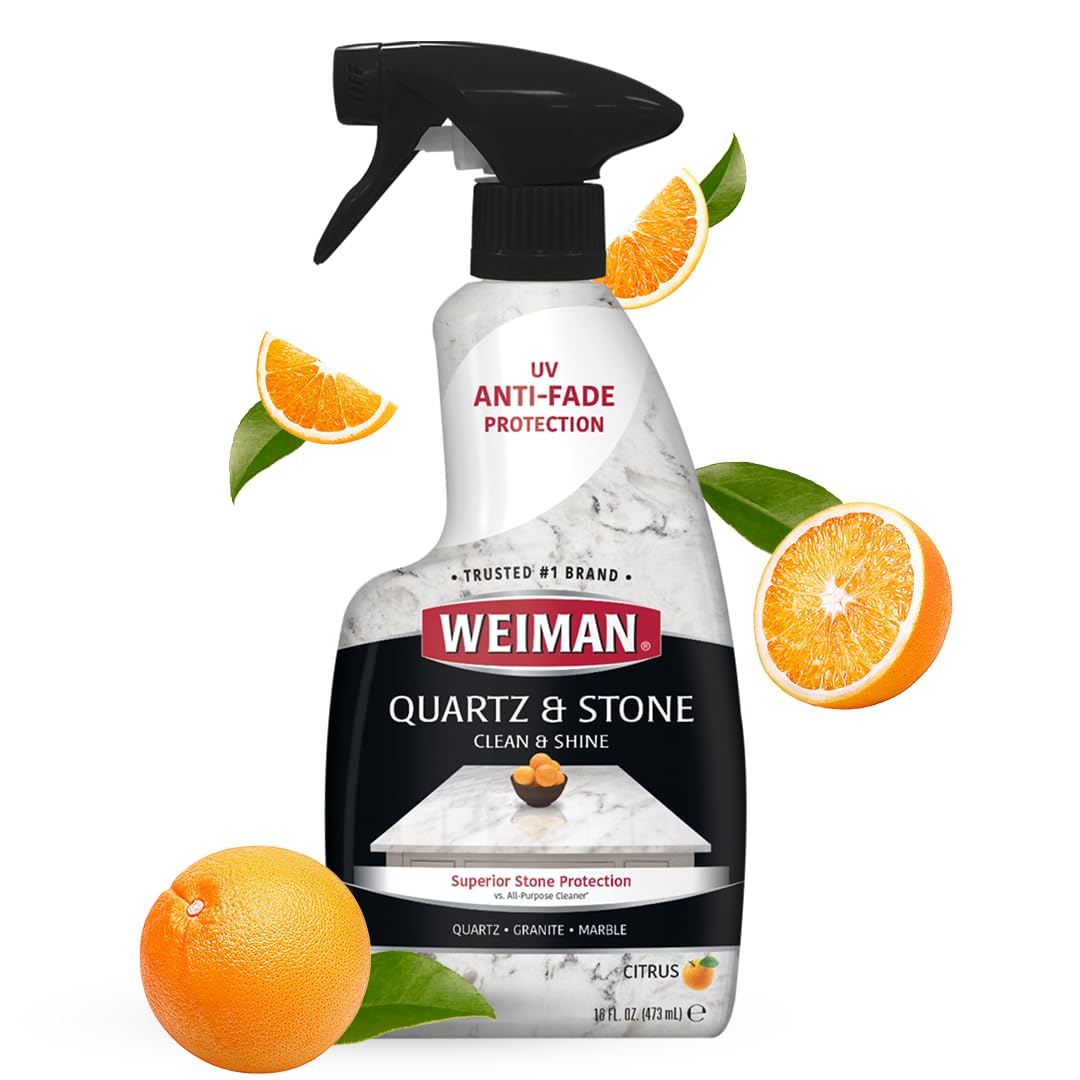 Weiman Quartz Countertop Cleaner and Polish - Clean & Shine Your Quartz Countertops Islands and Stone Surfaces with UV Protection - [size:16 Fl Oz (Pack of 1),color:--]
