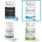 Zeebo Placebo Pills - Choose Tablet or Capsule Form (Tablets) - [size:Tablets]