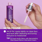 Andalou Naturals Rejuvenating Serum with Plant Based Retinol, 1 Oz - [size:1 Fl Oz (Pack of 1)]