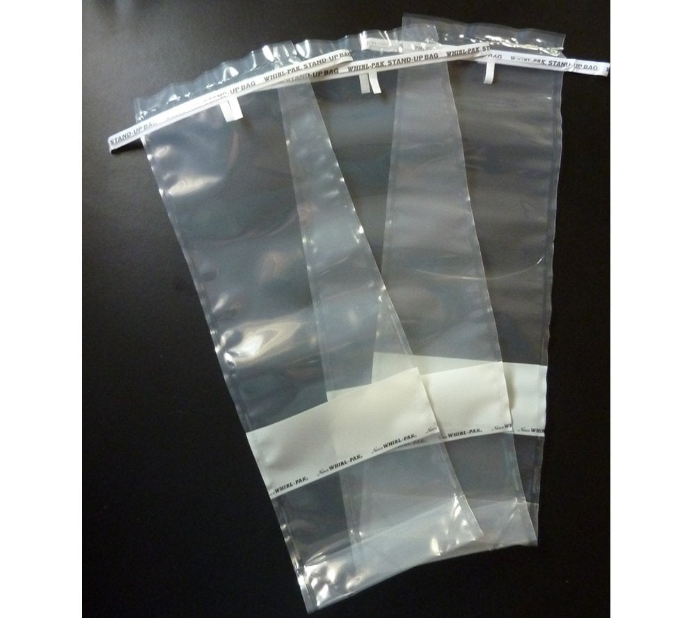 Whirl-Pak Survival Water Bags - Outdoors and Camping 1 Liter Stand Up Emergency Water Bag (Pack of 3)