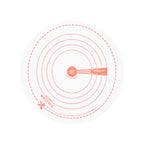 Tortilla Press Liners (Pack of 5) - Reusable Plastic Liners, Fits All Tortilla Presses, with Printed Tortilla Sizing Ruler