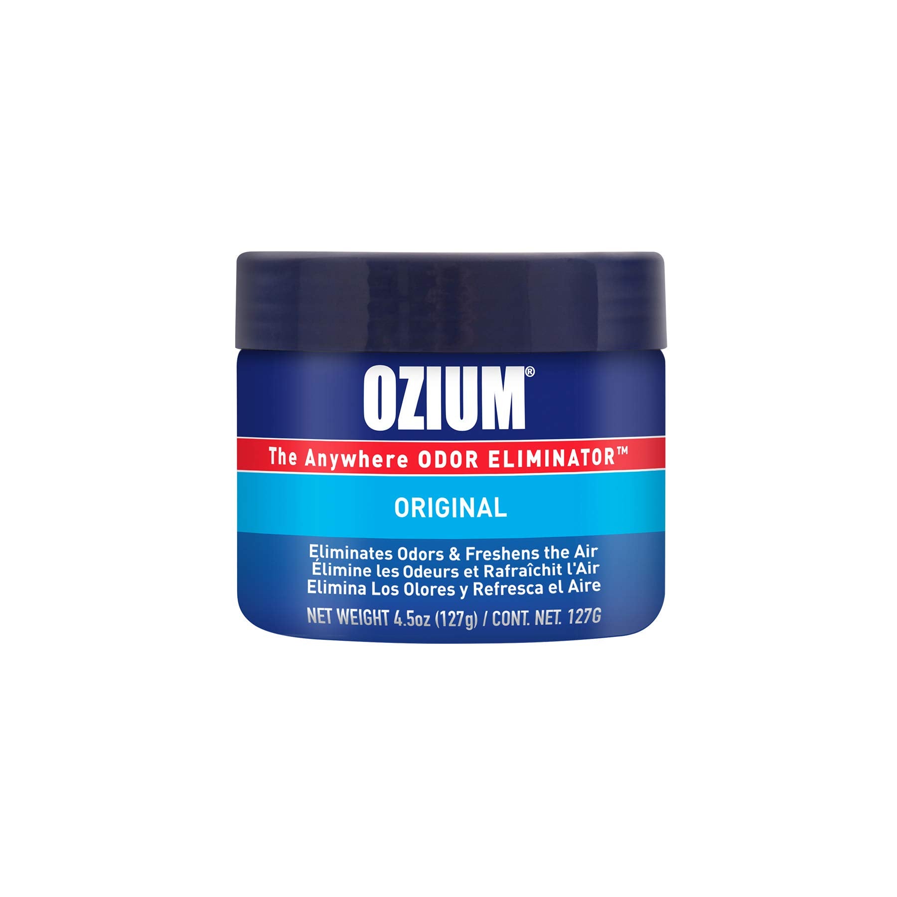 Ozium 4.5 Oz. 1 Pack Odor Eliminating Gel for Homes, Cars, Offices and More, Original Scent - [size:4.5 Ounce (Pack of 1),color:Clear]
