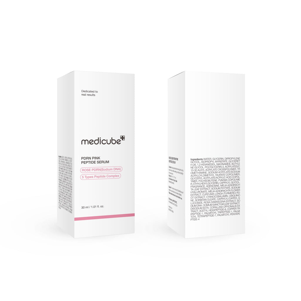 medicube PDRN Pink Peptide Serum, Pink glow serum, Peptide, Niacinamide, Hydrating & Moisturizing & Firming, Uneven Skin Tone, Korean Skincare | 1.01 fl.oz. (1.01 fl.oz., Rose PDRN (Vegan)) - [size:1.01 Fl Oz (Pack of 1)]