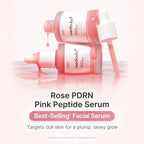 medicube PDRN Pink Peptide Serum, Pink glow serum, Peptide, Niacinamide, Hydrating & Moisturizing & Firming, Uneven Skin Tone, Korean Skincare | 1.01 fl.oz. (1.01 fl.oz., Rose PDRN (Vegan)) - [size:1.01 Fl Oz (Pack of 1)]