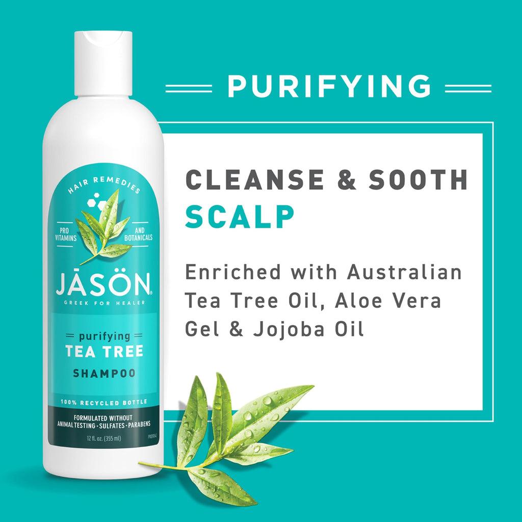 Jason Tea Tree Shampoo 12 oz - [size:12 Fl Oz (Pack of 1)]