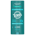 Tom’s of Maine Clean Coast Aluminum Free Natural Deodorant For Women & Men | Goes on Clear | Odor & Wetness Protection | Naturally Derived and Moisture-Locking Ingredients | 3.25 oz - [size:3.25 Ounce (Pack of 1)]