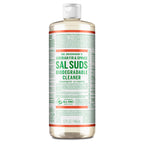 Dr. Bronner's - Sal Suds Biodegradable Cleaner (32 oz) - All-Purpose, Pine Cleaner for Floors, Laundry and Dishes, Concentrated, Cuts Grease and Dirt, Powerful Formula - [size:32 Fl Oz (Pack of 1)]