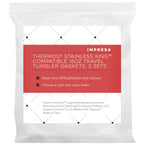 2 Sets of Mug Gaskets/Seals by Impresa Products Compatible With Thermos Stainless King Travel Tumbler - BPA-/Phthalate-/Latex-Free - 2 Full Replacements Per Kit - [size:7 Piece Set,color:White, clear]