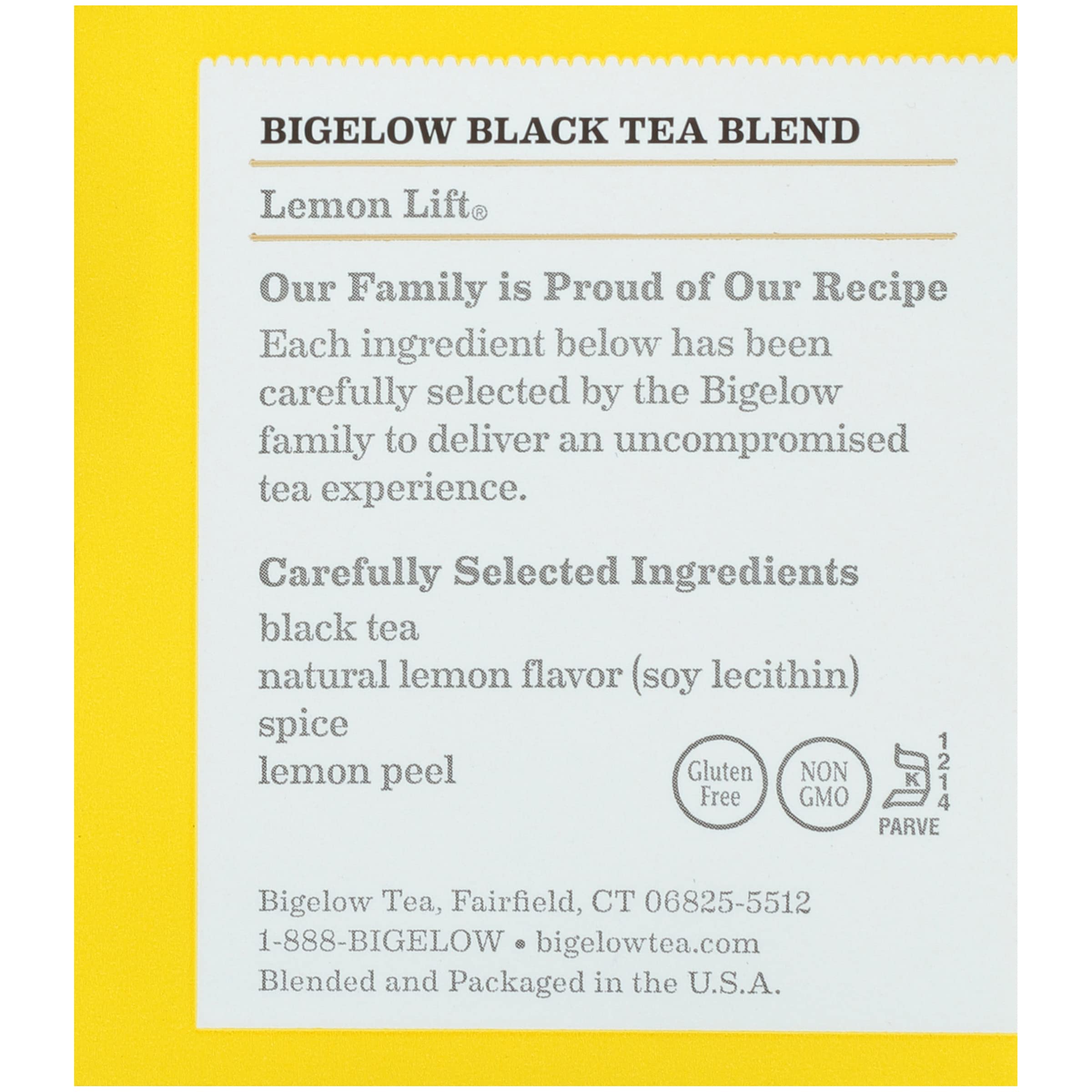 Bigelow, Black Tea, Lemon Lift, 20 Tea Bags, 1.37 oz (38 g) - [size:20 Count (Pack of 1)]