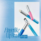 fwee Fingerlike Silicone Lip Brush Mini | Multi-purpose Makeup Blending Brush with Lid - [color:Blue]