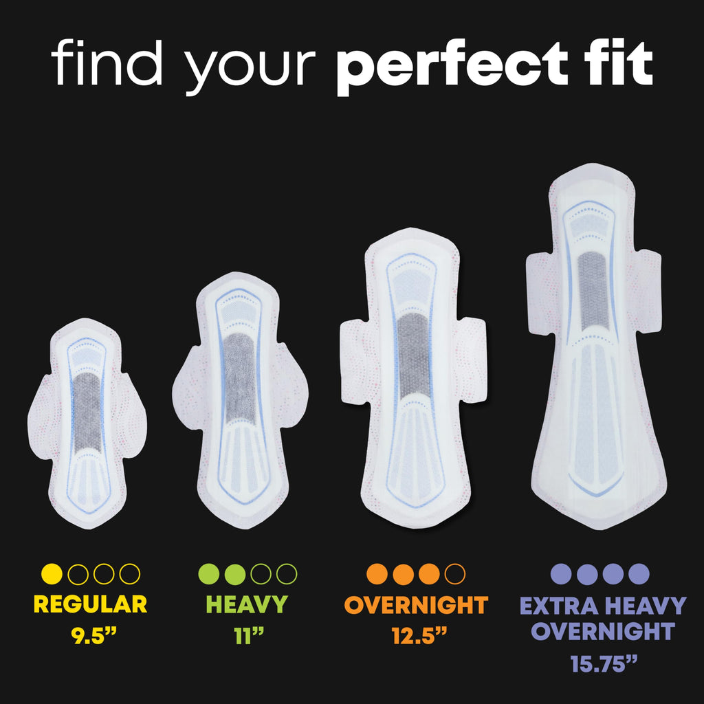 U by Kotex Balance Ultra Thin Pads with Wings, Heavy Absorbency, 46 Count (Packaging May Vary) - [size:Heavy Absorbency]