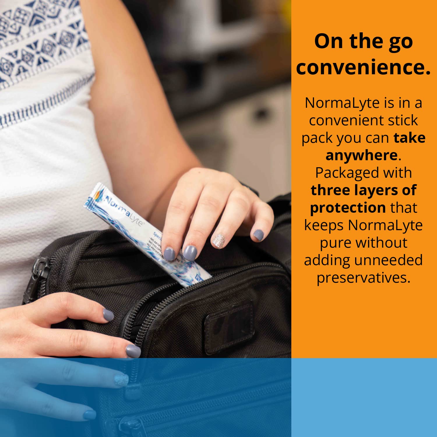 NormaLyte Pure - FSA Eligible Electrolyte Powder Packets | Clinically Studied Electrolyte Drink Mix | 6 Count Effective Hydration Sticks - [size:0.38 Ounce (Pack of 6)]