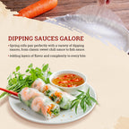 52USA Rice Paper, 1 Pack, 34 Sheets, Gluten-Free Wonton Wrappers, Vegan, Low Carb, Vietnamese Rice Wraps (Round, 22cm) - [size:Pack of 1 (34 Sheets)]