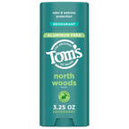 Tom’s of Maine North Woods Aluminum Free Natural Deodorant For Women & Men | Goes on Clear | Odor & Wetness Protection | Naturally Derived and Moisture-Locking Ingredients | 3.25 oz - [size:3.25 Ounce (Pack of 1)]