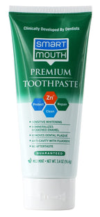 SmartMouth Premium Toothpaste, Travel Friendly 3.4 Ounce Size - [size:3.4 ounce (Pack of 1)]