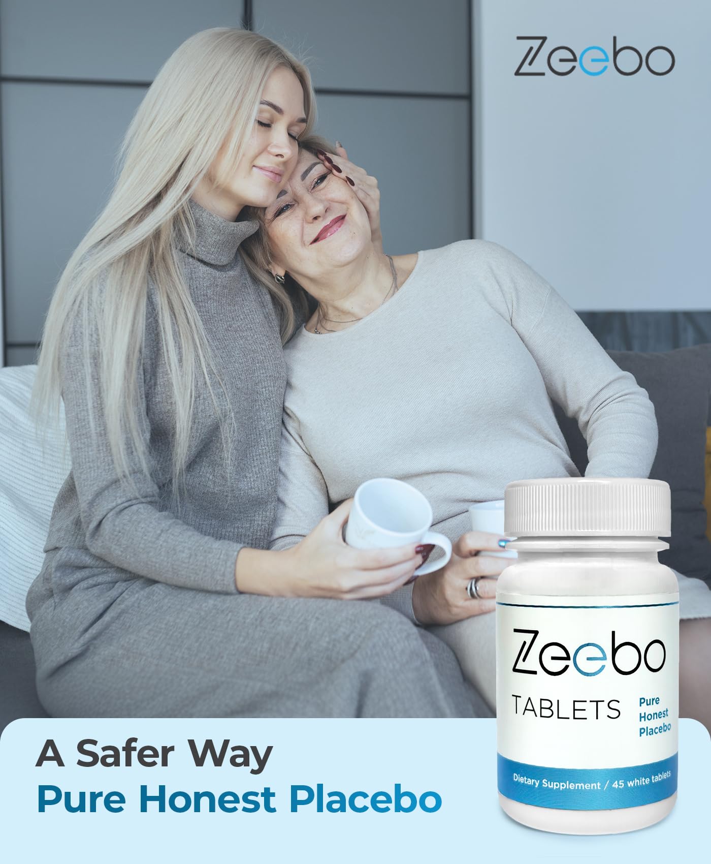 Zeebo Placebo Pills - Choose Tablet or Capsule Form (Tablets) - [size:Tablets]