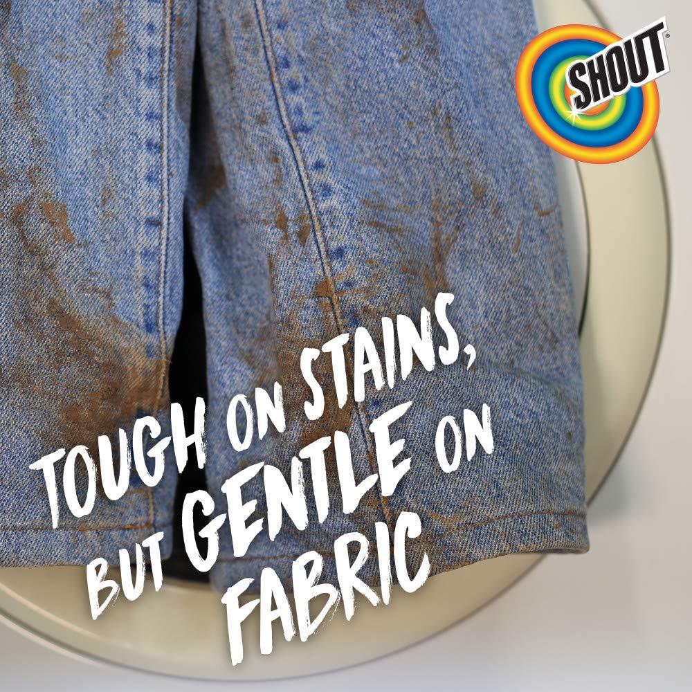 Shout Advanced Laundry Stain Remover Gel for Clothes Laundry, Breaks down stubborn, dried-in, and tough stains - 22oz Spray - [size:22 Fl Oz (Pack of 1)]