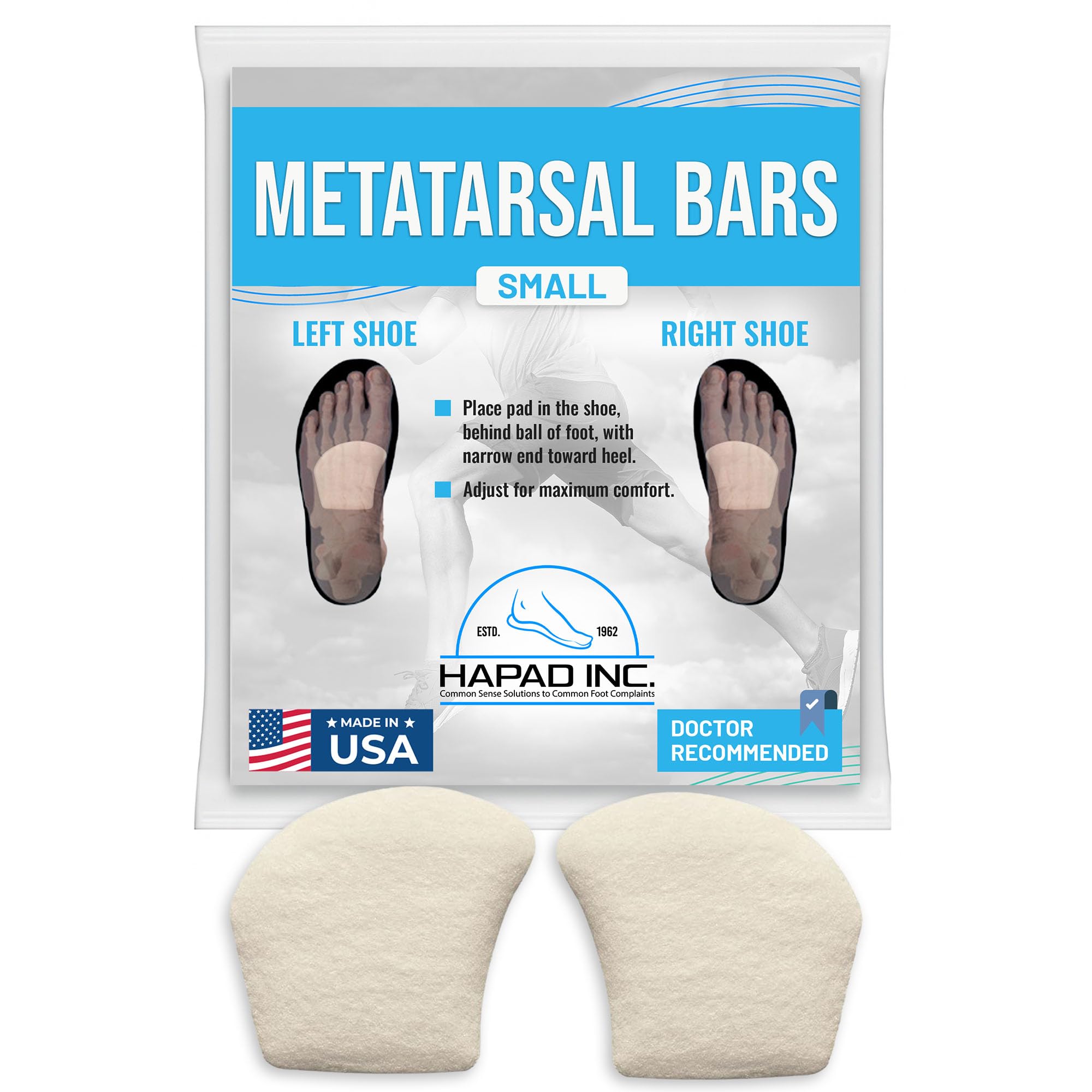 Metatarsal Bars Small - [size:1 Count (Pack of 1),color:White]