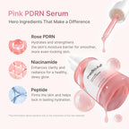 medicube PDRN Pink Peptide Serum, Pink glow serum, Peptide, Niacinamide, Hydrating & Moisturizing & Firming, Uneven Skin Tone, Korean Skincare | 1.01 fl.oz. (1.01 fl.oz., Rose PDRN (Vegan)) - [size:1.01 Fl Oz (Pack of 1)]