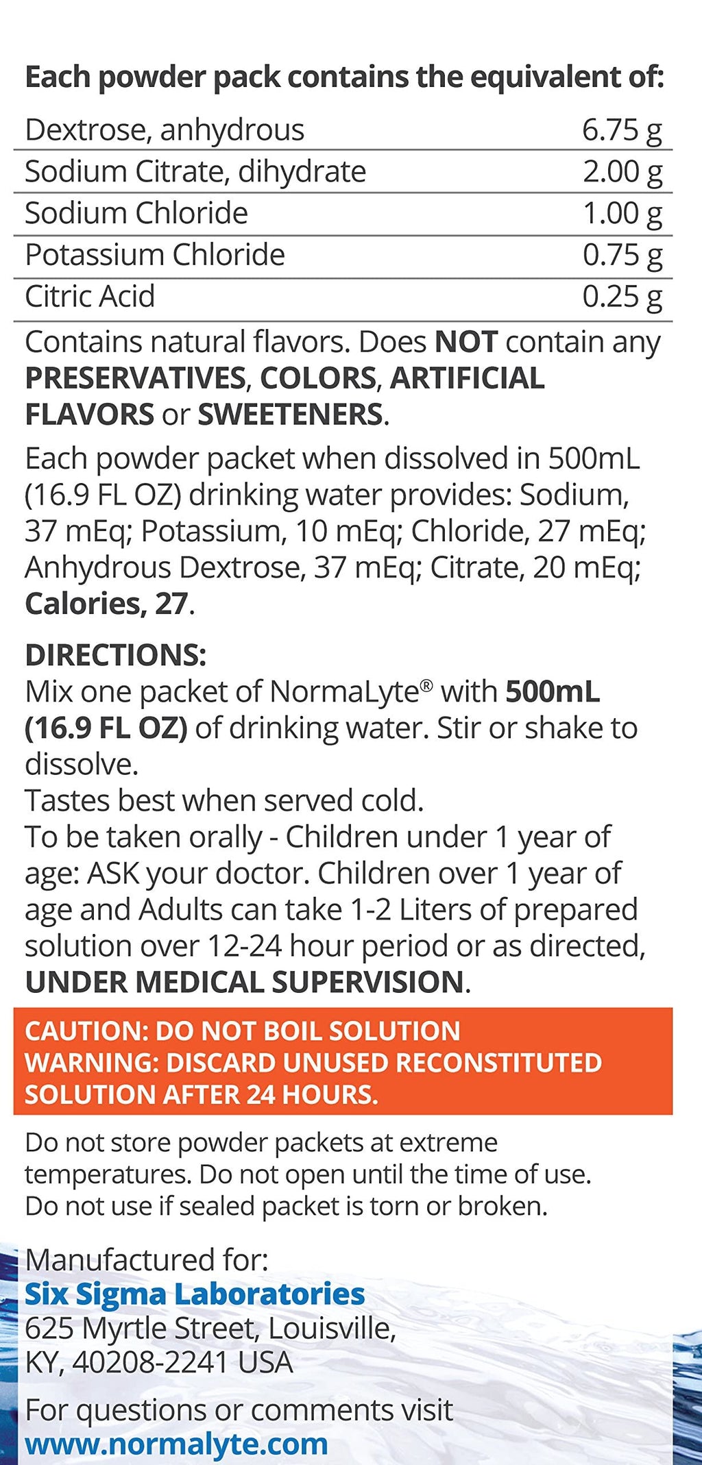 NormaLyte Pure - FSA Eligible Electrolyte Powder Packets | Clinically Studied Electrolyte Drink Mix | 6 Count Effective Hydration Sticks - [size:0.38 Ounce (Pack of 6)]