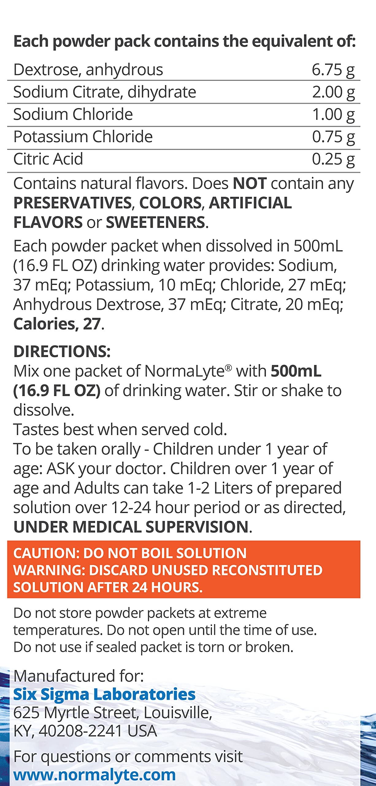 NormaLyte Pure - FSA Eligible Electrolyte Powder Packets | Clinically Studied Electrolyte Drink Mix | 6 Count Effective Hydration Sticks - [size:0.38 Ounce (Pack of 6)]