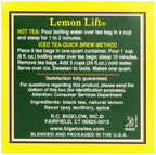 Bigelow, Black Tea, Lemon Lift, 20 Tea Bags, 1.37 oz (38 g) - [size:20 Count (Pack of 1)]