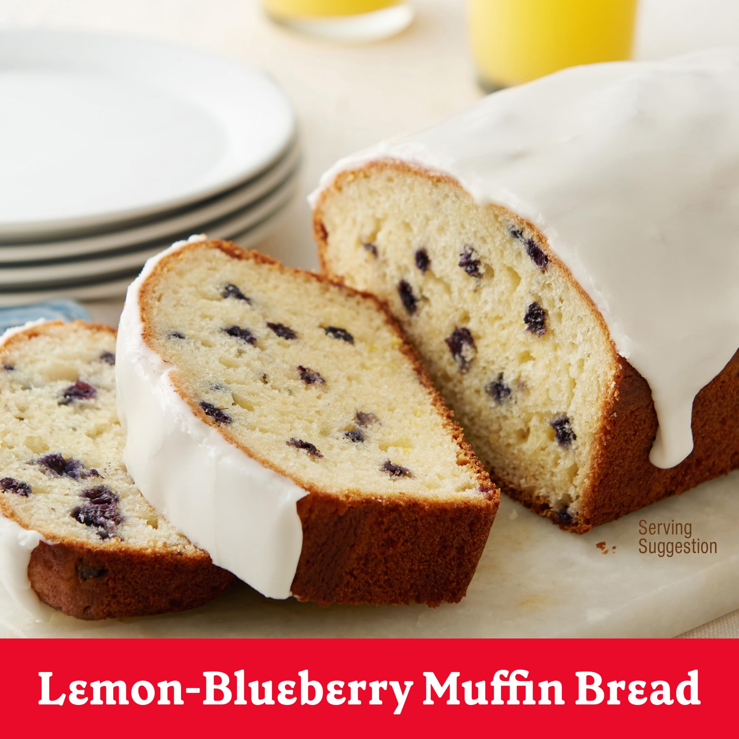 Betty Crocker Wild Blueberry Muffin and Quick Bread Mix, Wild Maine Blueberries Inside, 16.9 oz - [size:16.9 ounce (Pack of 1)]