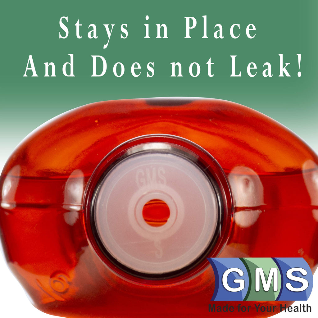 GMS Press in Bottle Adapter Plug for Oral Medication Syringes and Liquid Medication - Reusable BPA Free Plastic - Small Adapters Fit 22mm Bottle Circumference (25 Count) - [size:25 Count (Pack of 1)]