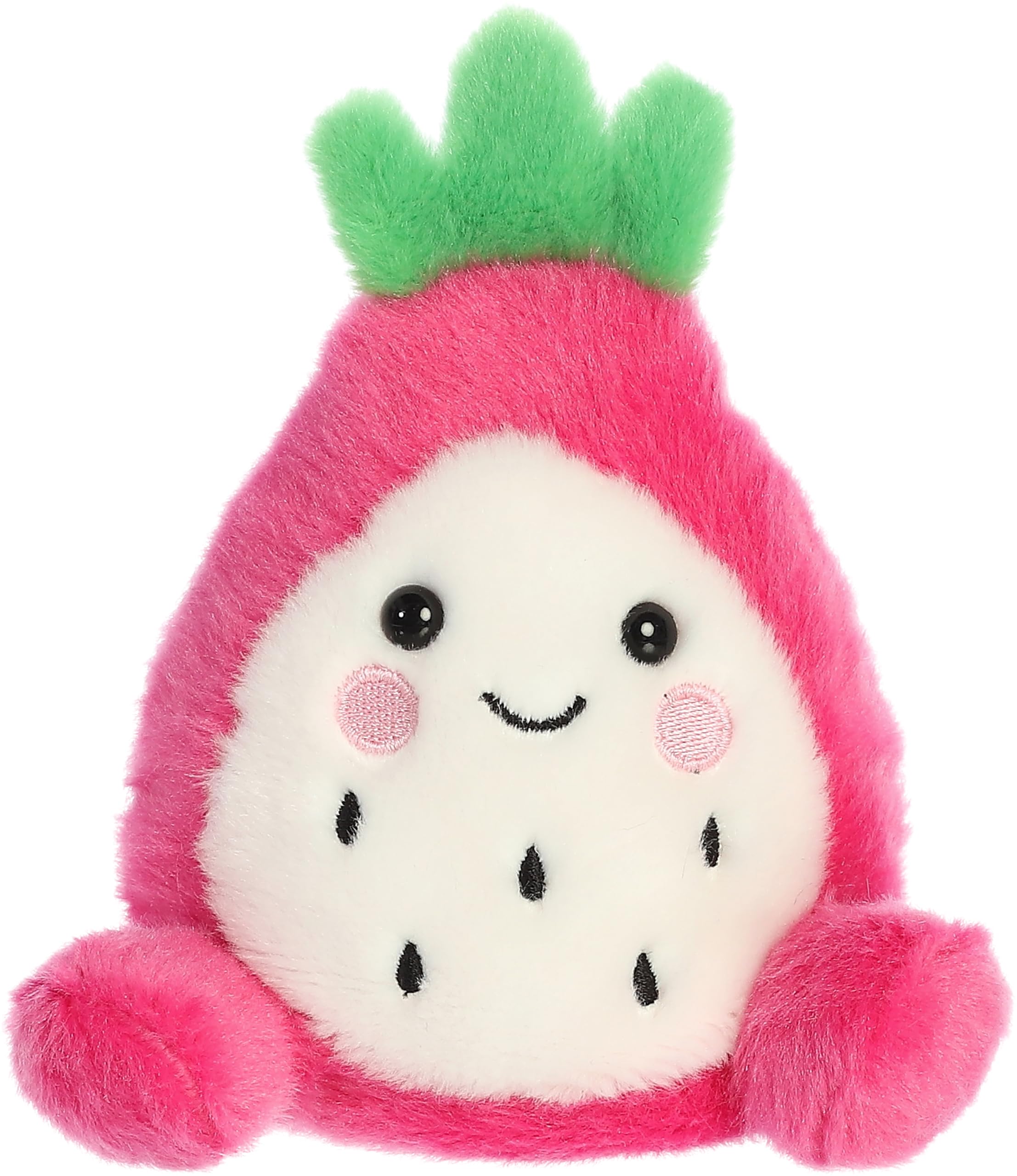 Aurora® Adorable Palm Pals™ Rhys Dragon Fruit™ Stuffed Animal - Pocket-Sized Play - Collectable Fun - Pink 5 Inches - [size:Small,color:Pink]
