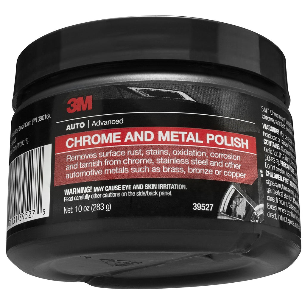 3M Chrome and Metal Polish, 39527, 10 oz, Used on Wheels, Trim and Bumpers, for Automotive - [size:10 Ounce,color:Pink]