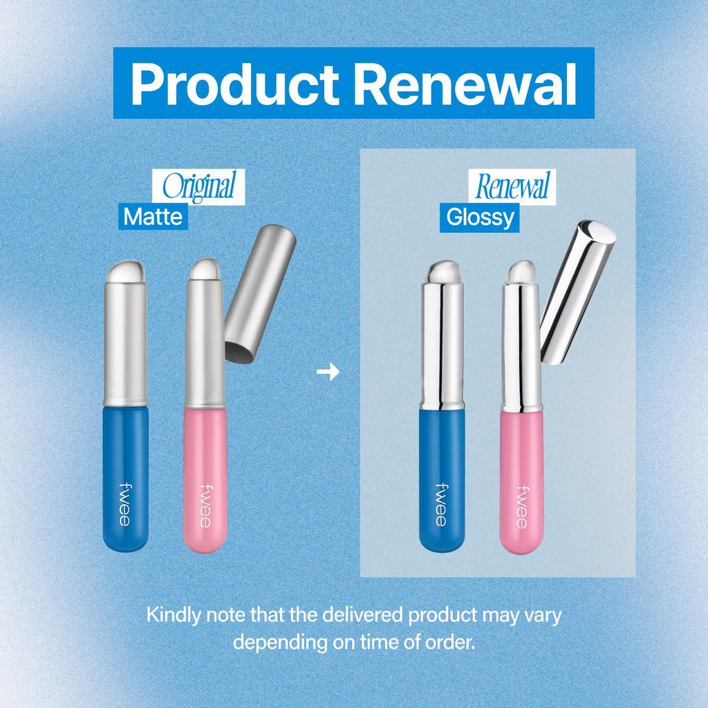 fwee Fingerlike Silicone Lip Brush Mini | Multi-purpose Makeup Blending Brush with Lid - [color:Blue]