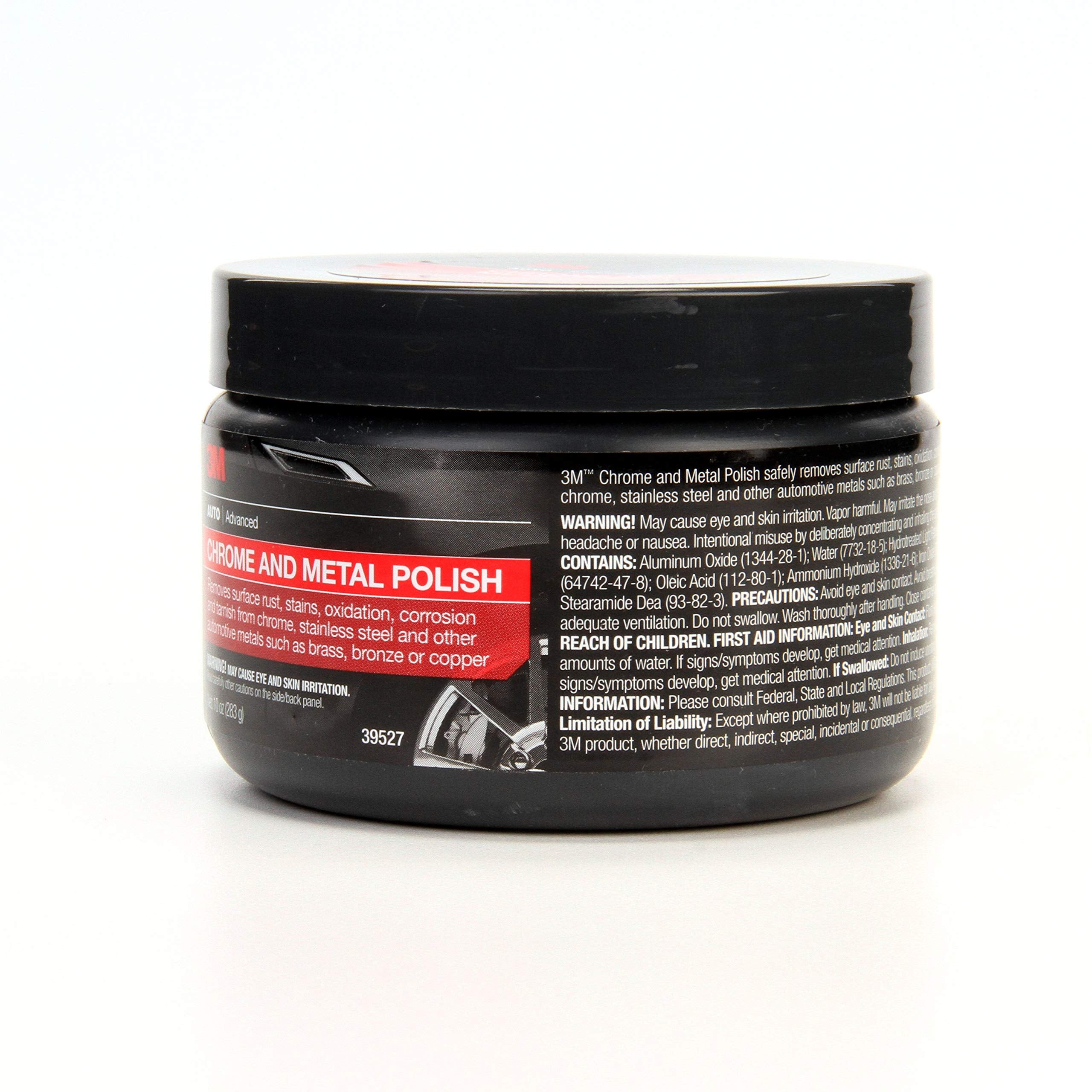 3M Chrome and Metal Polish, 39527, 10 oz, Used on Wheels, Trim and Bumpers, for Automotive - [size:10 Ounce,color:Pink]