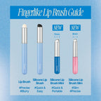 fwee Fingerlike Silicone Lip Brush Mini | Multi-purpose Makeup Blending Brush with Lid - [color:Blue]