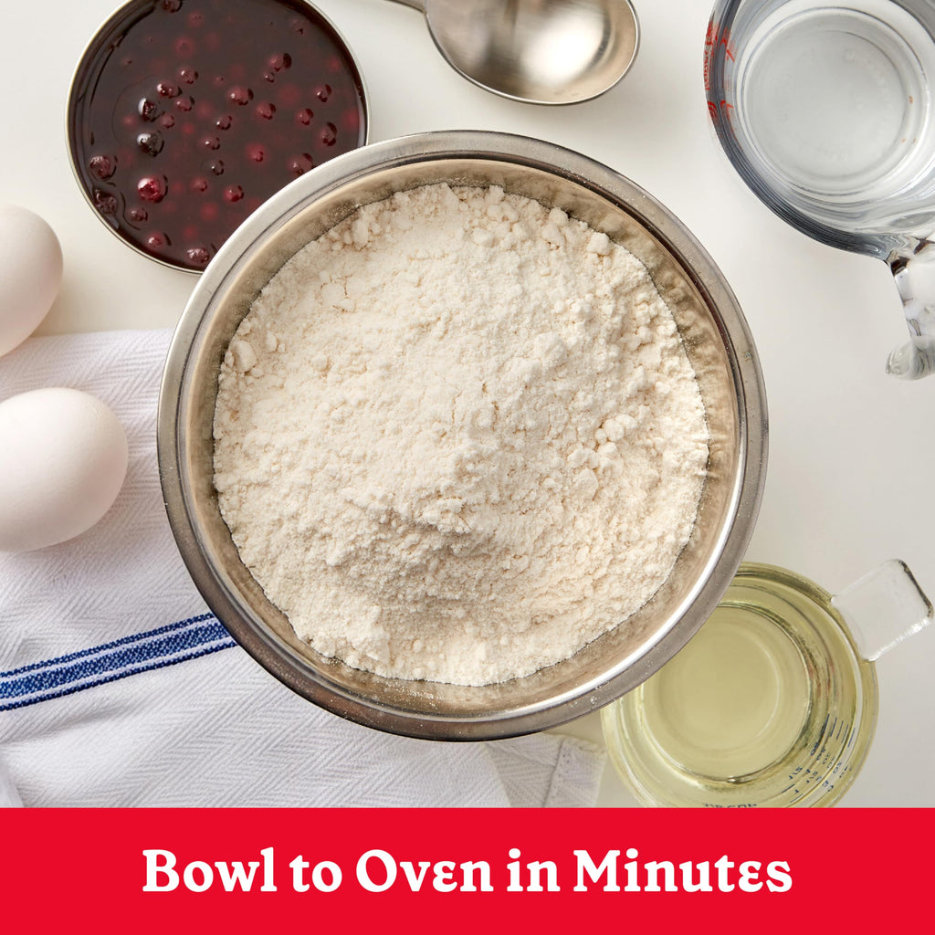 Betty Crocker Wild Blueberry Muffin and Quick Bread Mix, Wild Maine Blueberries Inside, 16.9 oz - [size:16.9 ounce (Pack of 1)]