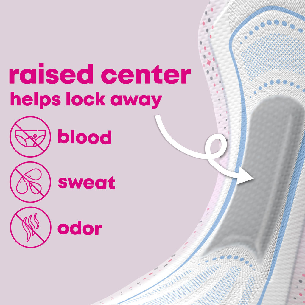 U by Kotex Balance Ultra Thin Pads with Wings, Heavy Absorbency, 46 Count (Packaging May Vary) - [size:Heavy Absorbency]