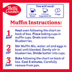 Betty Crocker Wild Blueberry Muffin and Quick Bread Mix, Wild Maine Blueberries Inside, 16.9 oz - [size:16.9 ounce (Pack of 1)]