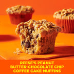 Betty Crocker REESE'S Peanut Butter Coffee Cake Mix, Made with REESE's Mini Peanut Butter Chips, Holiday Baking, 14.2 oz - [size:14.2 Ounce (Pack of 1)]